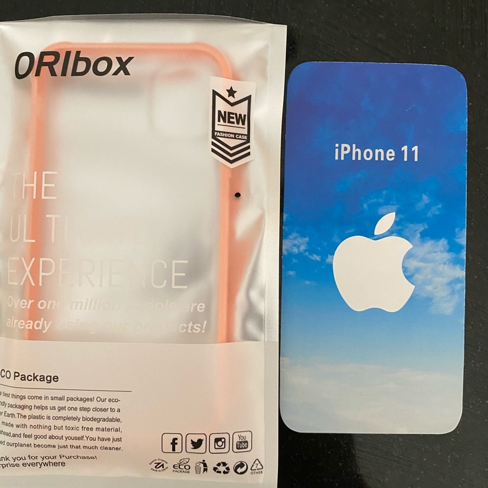iPhone 11 clear rubber case
